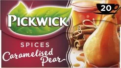 Pickwick Spices Caramelised Pear Zwarte Thee - 12 X 20 Zakjes 12 Pickwick Spices Caramelised Pear Zwarte Thee - 12 X 20 Zakjes -Koffie en Thee Verkoop 1200x673 2