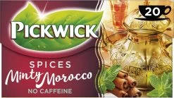 Pickwick Spices Minty Morocco Kruiden Thee - 12 X 20 Zakjes -Koffie en Thee Verkoop 1200x675 3