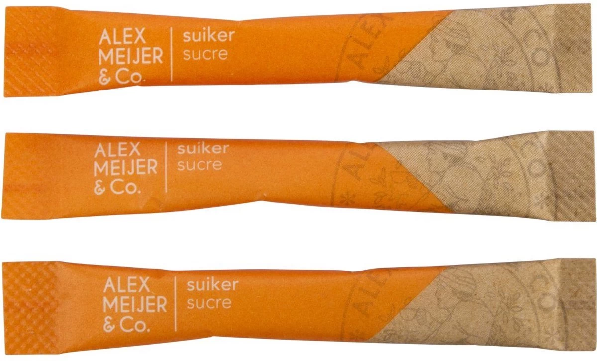 Alex Meijer Suikersticks - Doos 600 Stuks X 5 Gram - 673531 4 Alex Meijer Suikersticks - Doos 600 Stuks X 5 Gram - 673531 - Afbeelding 2