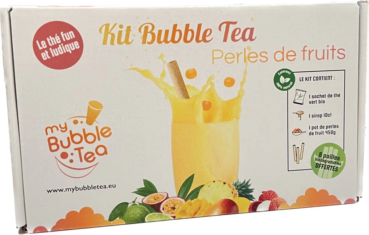 Bubble Tea Kit - Boba Thee Kit: Lychee - Cadeau Idee 3 Bubble Tea Kit - Boba Thee Kit: Lychee - Cadeau Idee