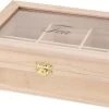 Merkloos Houten Theedoos 6-vaks 21 Cm - Theedozen/theekisten Van Hout 21 Cm -Koffie en Thee Verkoop 1200x783 2