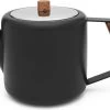 Bredemeijer - Theepot Duet Design Boston 1,1L Mat Zwart- Dubbelwandig -Koffie en Thee Verkoop 1200x792