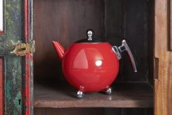 Bredemeijer - Theepot Bella Ronde 1,2L Carmine Red- Dubbelwandig -Koffie en Thee Verkoop 1200x800 27