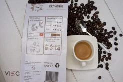 Vietnamese Dark Roast Koffiebonen 500g | 20% Arabica - 80% Robusta | DAM Koffie -Koffie en Thee Verkoop 1200x800 7
