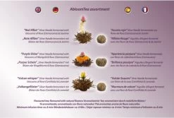 Creano Theebloemen Geschenkset Kadoverpakking Theebloemen En Glazen Theekan - Witte Theebloemen En Zwarte Theebloemen (6 Stuks) -Koffie en Thee Verkoop 1200x810 1