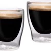 Feelino Bloomino Dubbelwandige Espresso-glazen, Set Van 2 80 Ml Thermoglazen Met Zweefeffect In Geschenkdoos, 2 X 80 Ml -Koffie en Thee Verkoop 1200x819