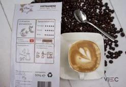 Vietnamese Dark Roast Koffiebonen 500g | 20% Arabica - 80% Robusta | DAM Koffie -Koffie en Thee Verkoop 1200x824