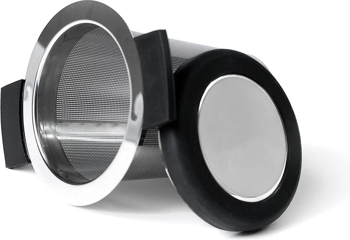 Theezeef Zwart - Losse Thee G - 50 Koppen Per 100 Gram 4 Theezeef Zwart - Losse Thee G - 50 Koppen Per 100 Gram - Afbeelding 2