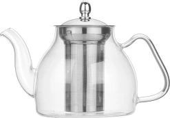 SensaHome - Infuser Theekan/Theepot - Transparant - Glas -Koffie en Thee Verkoop 1200x835