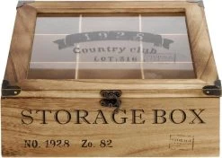 Merkloos Houten Theekist - 9-vaks Theedoos 10 Merkloos Houten Theekist - 9-vaks Theedoos -Koffie en Thee Verkoop 1200x853