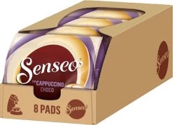 Senseo Cappuccino Choco Koffiepads - 2/9 Intensiteit - 4 X 8 Pads 20 Senseo Cappuccino Choco Koffiepads - 2/9 Intensiteit - 4 X 8 Pads -Koffie en Thee Verkoop 1200x863