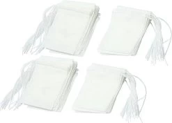 Merkloos 100 Lege Theezakjes - 5 X 7 CM -Koffie en Thee Verkoop 1200x866