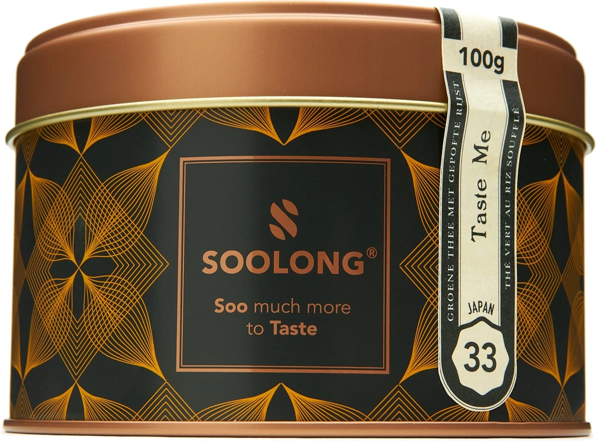 Soolong Taste Japan Nr33 Japanse Groene Thee - Fluweelzacht - Genmaicha, Matcha & Gepofte Rijst - Duurzame Losse Thee - Premium Thee Uit Japan - Blik 100gram 3 Soolong Taste Japan Nr33 Japanse Groene Thee - Fluweelzacht - Genmaicha, Matcha & Gepofte Rijst - Duurzame Losse Thee - Premium Thee Uit Japan - Blik 100gram