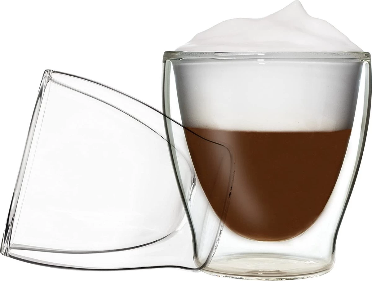 DUOS Gläser 2x (80, 200, 310, 400ml) - Feelino Dubbelwandige Glazen/thermoglazen/theeglazen/koffieglazen Met Zweefeffect Houden Dranken Langer Warm En Langer Koud 11 DUOS Gläser 2x (80, 200, 310, 400ml) - Feelino Dubbelwandige Glazen/thermoglazen/theeglazen/koffieglazen Met Zweefeffect Houden Dranken Langer Warm En Langer Koud - Afbeelding 9