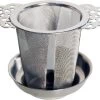 Theefilter RVS - Theezeef Losse Thee Voor Kop Of Hele Pot Met Houder En Lekbakje -Koffie en Thee Verkoop 1200x914