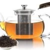 Glazen Theepot Met Filter (RVS) - 1.2 Liter - Thee Infuser – Borosilicaat – Anti-druppel Tuit -Koffie en Thee Verkoop 1200x947