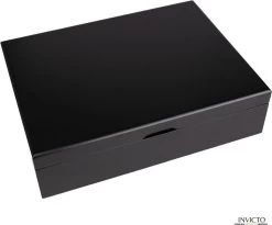 Invicto Products Theedoos 6 Vaks - Ruimte Voor 120 Theezakjes - Bamboe - Anti Slip En Anti Kras - Zwart -Koffie en Thee Verkoop 1200x996 1