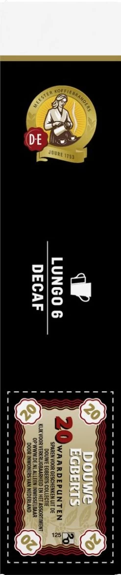 Douwe Egberts Lungo Decaf (6) - 10 X 20 Koffiecups 13 Douwe Egberts Lungo Decaf (6) - 10 X 20 Koffiecups -Koffie en Thee Verkoop 253x1200