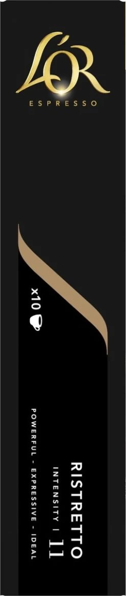 L'OR Espresso Ristretto (11) - 10 X 10 Koffiecups -Koffie en Thee Verkoop 255x1200 2