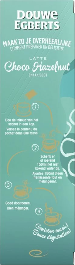 Douwe Egberts Latte Choco Hazelnut Oploskoffie - 5/9 Intensiteit - 5 X 8 Zakjes 13 Douwe Egberts Latte Choco Hazelnut Oploskoffie - 5/9 Intensiteit - 5 X 8 Zakjes -Koffie en Thee Verkoop 343x1200 5
