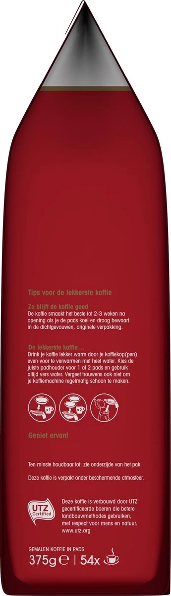 Douwe Egberts Aroma Rood Koffiepads - 4 X 54 Pads 7 Douwe Egberts Aroma Rood Koffiepads - 4 X 54 Pads - Afbeelding 5