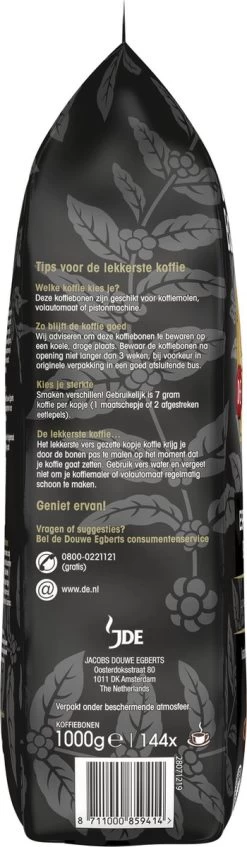 Douwe Egberts Espresso Koffiebonen - 4 X 1000 Gram - Extra Grote Verpakking -Koffie en Thee Verkoop 350x1200 1