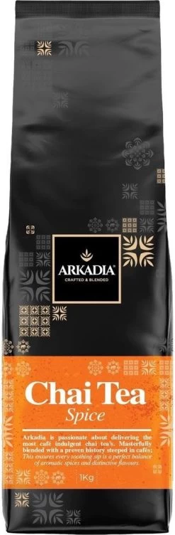 Arkadia Chai Latte Tea Spice Orginal 1kg Powder Cafe Beverage