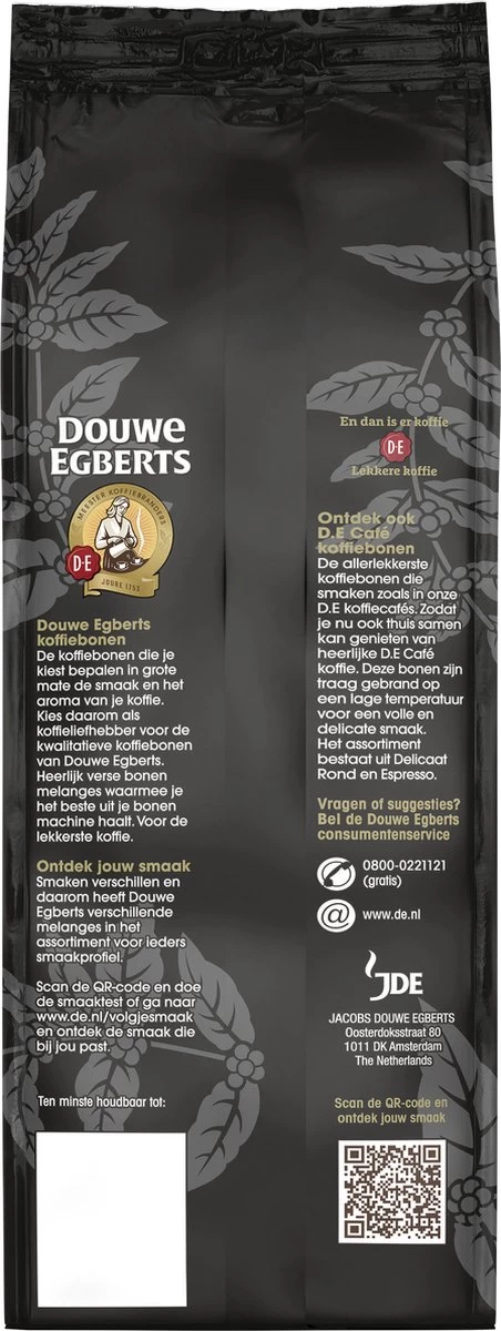 Douwe Egberts Espresso Koffiebonen - 4 X 500 Gram 5 Douwe Egberts Espresso Koffiebonen - 4 X 500 Gram - Afbeelding 3