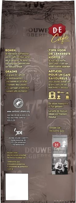 Douwe Egberts D.E Café Delicaat Rond Koffiebonen - Intensiteit 5/9 - 4 X 500 Gram -Koffie en Thee Verkoop 453x1200 4