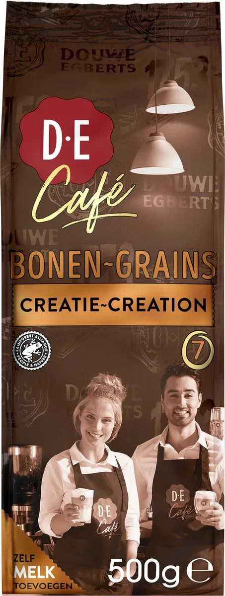 Douwe Egberts D.E Café Creatie Koffiebonen - 7/9 Intensiteit - 4 X 500 Gram 4 Douwe Egberts D.E Café Creatie Koffiebonen - 7/9 Intensiteit - 4 X 500 Gram - Afbeelding 2