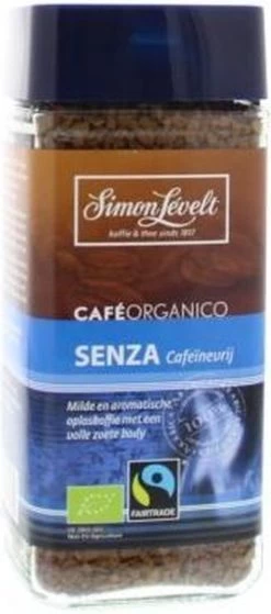 Simon Lévelt | Cafeïnevrije Oploskoffie Premium Organic Coffee - 100g -Koffie en Thee Verkoop 530x1200 2