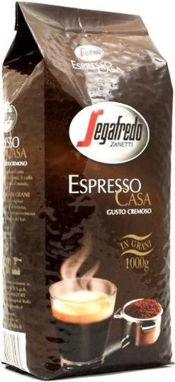 Segafredo Espresso Casa Koffiebonen - 8 X 1 Kg -Koffie en Thee Verkoop 549x1200