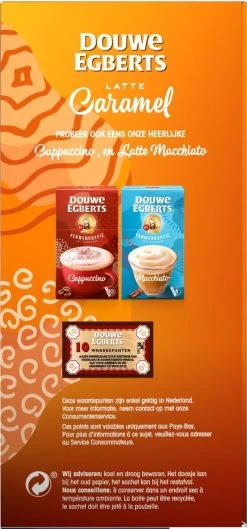Douwe Egberts Verwenkoffie Latte Caramel Oploskoffie - 5 X 8 Zakjes 16 Douwe Egberts Verwenkoffie Latte Caramel Oploskoffie - 5 X 8 Zakjes -Koffie en Thee Verkoop 560x1200 2