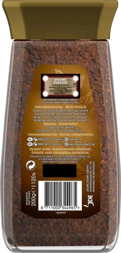 Douwe Egberts Gold Oploskoffie - 6 X Pot Van 200 Gram -Koffie en Thee Verkoop 574x1200