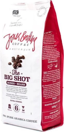Jones Brothers Coffee The Big Shot Koffiebonen - 6 X 500 Gram -Koffie en Thee Verkoop 586x1200