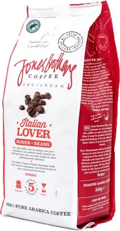 Jones Brothers Coffee Koffiebonen Italian Lover – 6 X 500 Gram -Koffie en Thee Verkoop 627x1200