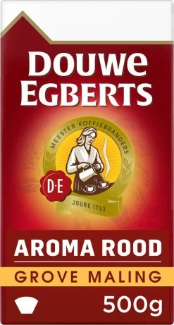 Douwe Egberts Aroma Rood Grove Maling Filterkoffie - 6 X 500 Gram -Koffie en Thee Verkoop 643x1200