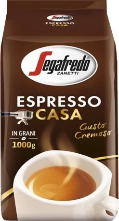 Segafredo Espresso Casa Koffiebonen - 8 X 1 Kg -Koffie en Thee Verkoop 648x1200