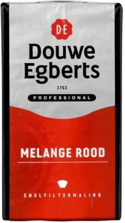 Koffie Douwe Egberts Snelfiltermaling Melange Rood 500gr - 6 Stuks -Koffie en Thee Verkoop 673x1200 2