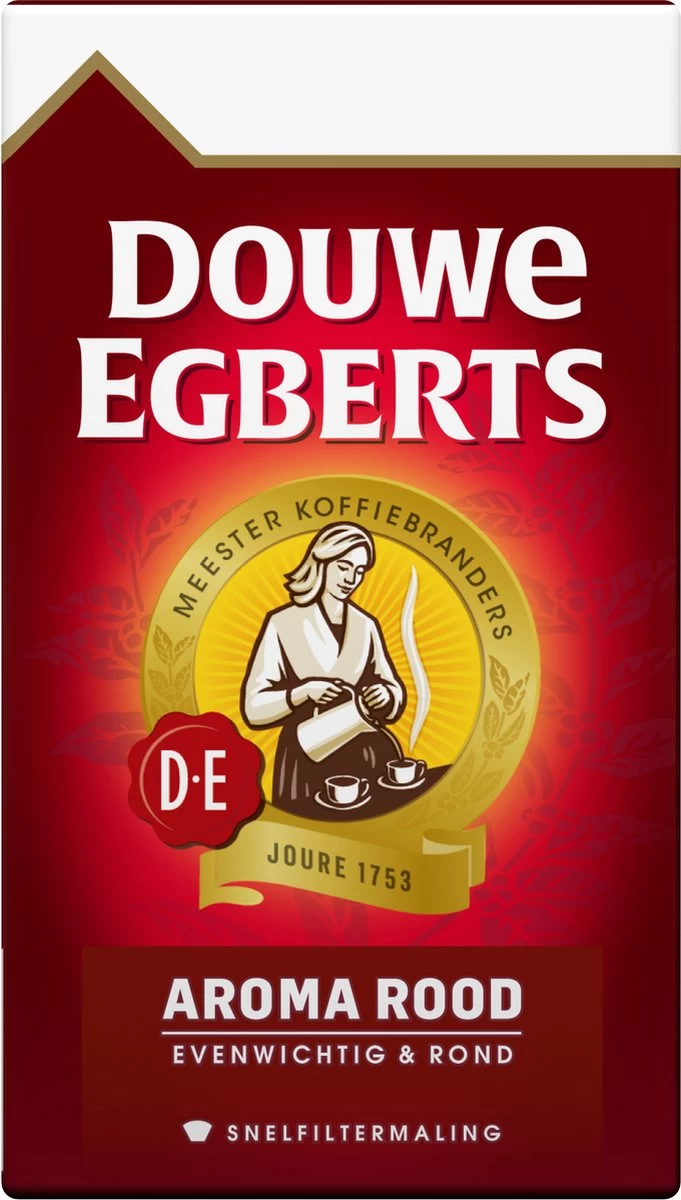 Douwe Egberts Aroma Rood Filterkoffie - 24 X 250 Gram 10 Douwe Egberts Aroma Rood Filterkoffie - 24 X 250 Gram - Afbeelding 8