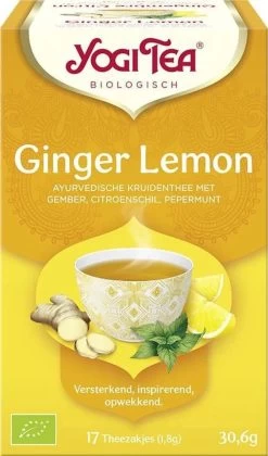 Yogi Tea Ginger Lemon - Tray: 6 Stuks