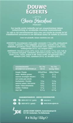 Douwe Egberts Latte Choco Hazelnut Oploskoffie - 5/9 Intensiteit - 5 X 8 Zakjes 9 Douwe Egberts Latte Choco Hazelnut Oploskoffie - 5/9 Intensiteit - 5 X 8 Zakjes -Koffie en Thee Verkoop 712x1200