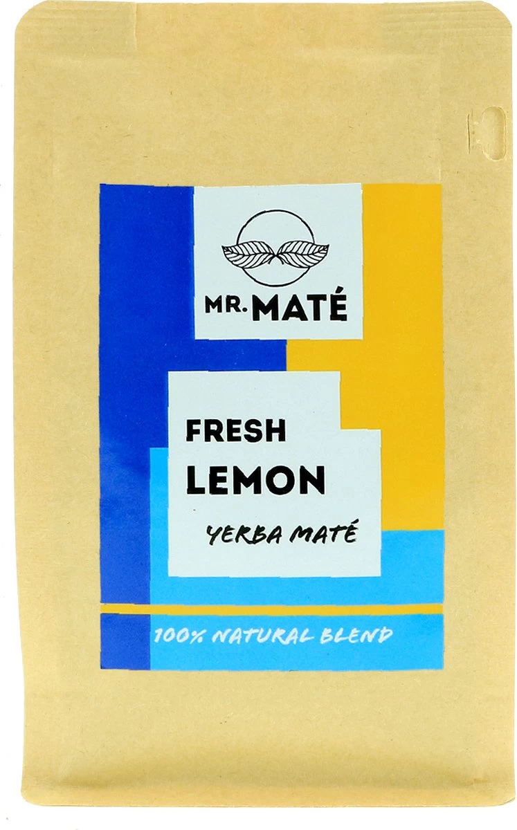 Yerba Mate Thee (4 X 150g) - Yerba Mate Smaken - Mr. Maté Gember - Kaneel - Groene Mate - Pepermunt Citroen 5 Yerba Mate Thee (4 X 150g) - Yerba Mate Smaken - Mr. Maté Gember - Kaneel - Groene Mate - Pepermunt Citroen - Afbeelding 3