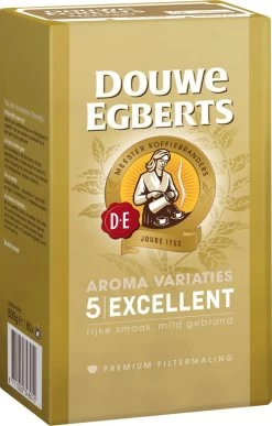 Douwe Egberts Excellent Filterkoffie - 6 X 500 Gram -Koffie en Thee Verkoop 765x1200 1