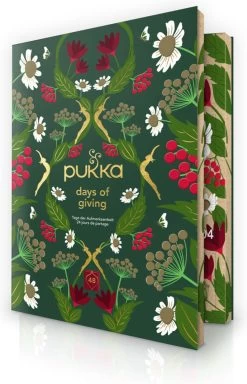 Pukka Thee Hardcover Biologische Kerst Adventskalender 2022, Perfect Als Kerstcadeau - 48 Zakjes - 1 Kalender -Koffie en Thee Verkoop 772x1200 1