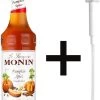 Monin Pumpkin Spice 70cl Koffiesiroop Met Doseer Pompje -Koffie en Thee Verkoop 811x1200