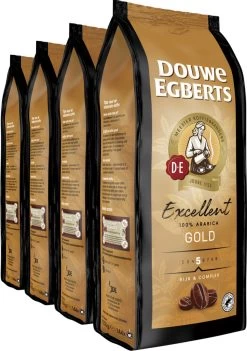 Douwe Egberts Excellent Gold Koffiebonen - 5/9 Intensiteit - 4 X 1kg -Koffie en Thee Verkoop 844x1200