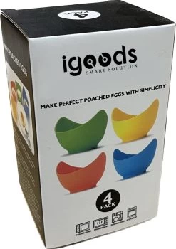 IGOODS 4 Pack Egg Poacher Cups - Perfect Gepocheerde Eieren - Egg Maker Niet-gepocheerde Eieren Cups BPA Gratis Siliconen Ei Poacher Cups Magnetron Ei Poacher- Ei Poacher Pan- Boiler Steamer- Magnetron Eieren -Koffie en Thee Verkoop 848x1200 1