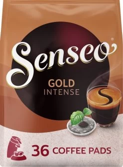 Senseo Gold Intense Koffiepads - 7/9 Intensiteit - 4 X 36 Pads -Koffie en Thee Verkoop 886x1200