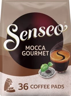Senseo Mocca Gourmet Koffiepads - 4/9 Intensiteit - 10 X 36 Pads -Koffie en Thee Verkoop 887x1200 2